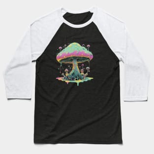 Space Magical Mushroom Baseball T-Shirt